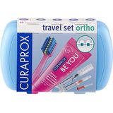 Curaprox - Travel Set Ortho - Tandenborstels - Blauw - 1 Stk.