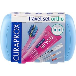 Curaprox - Travel Set Ortho - Tandenborstels - Blauw - 1 Stk.