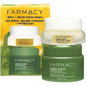 Farmacy-Beauty Huidverzorging Cream-LotionMelt & Moisturize Duo Minis Green Clean Cleansing Balm 30 ml + Honey Halo Moisturizer 15 ml 1 Stk. (€ 37,95 / 1 stuks)