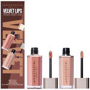 Anastasia Beverly Hills - VELVET LIPS - Mini Lip Velvet Duo - 1.5 g - Soft + Peachy Nude