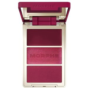 Morphe - Cheek Thrills - Blush-Bronzer Trio - Wine & Dine - 1 Stk.