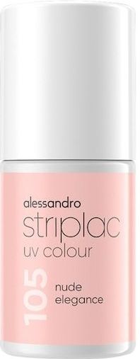 Alessandro Nagels Striplac UV Colour UV Nagellack 105 Nude Elegance 6,5 ml ()