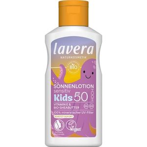 Lavera Zonneproducten Sun Sensitiv Zonnebrandcrème Gevoelig Kinderen SPF 50 100 ml (€ 133,40 / 1 l)