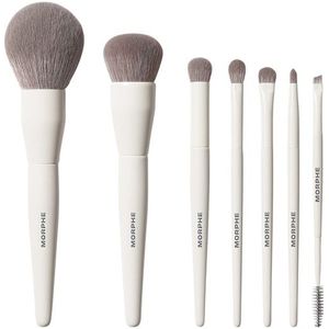 Morphe Penseel Sets-met-gezichtskwastenBest of Blends 8-Piece Face & Eye Brush Set Domed Foundation Brush + Domed Concealer Brush + Large Rounded Powder Brush + Rounded Cream & Liquid Blush Brush + Large Paddle Packer Eyeshadow Brush + Medium Rounded Blender Eyeshadow Brush + Pointed Detail Eye Brush + Dual-Ended Angled Brush & Spoolie 8 Stk. (€ 4,71 / 1 stuks)