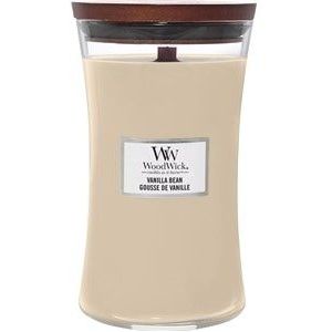 WoodWick Kamergeuren Geurkaarsen Vanilla Bean Medium Jar