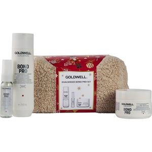 Goldwell - Bond Pro Geschenkset - Haarverzorgingsset - Beige - Rood - 1 st