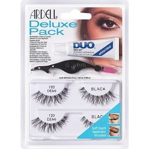 Ardell Ogen Wimpers Deluxe Pack 2 Pairs Of Lashes Nr. 120 + Adhesive + Lash Applicator 4 Stk. (€ 2,86 / 1 stuks)