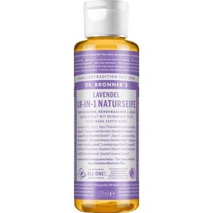 Dr. Bronner's - Lavendel - Vloeibare Zeep - 120 ml - 18-in-1 Natuurlijke Zeep