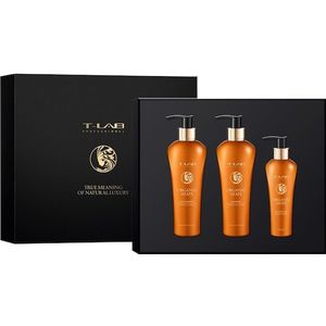 T-LAB-Professional Collectie Organic-ShapeRitueel Duo Shampoo 300 ml + Duo Masker 300 ml + Multi-Care Vloeistof 150 ml 1 Stk. (€ 60,73 / 1 stuks)