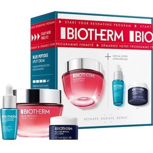 Biotherm Gezichtsverzorging Blue-TherapyBlue Peptides Routine Set Blue Peptides Uplift Cream 50 ml + Life Plankton Elixir 7 ml + Blue Therapy Pro-Retinol Eye Cream 5 ml 1 Stk. (€ 69,95 / 1 stuks)