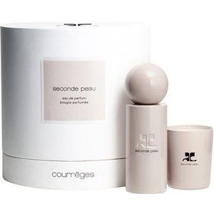 Courrèges Unisex geuren Seconde Peau Cadeauset Eau de Parfum Spray 100 ml + Geurkaars 75 g