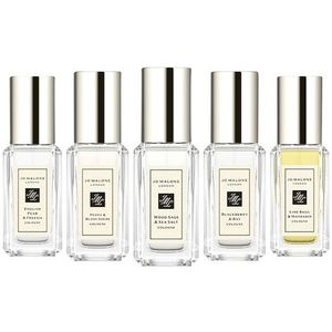 Jo Malone London Cadeau-ideeën Geschenken Keulen Collectie English Pear & Freesia Cologne 9 ml + Peony & Blush Suede Cologne 9 ml + Wood Sage & Sea Salt Cologne 9 ml + Blackberry & Bay Cologne 9 ml + Lime Basil & Mandarin Cologne 9 ml 9 ml ()