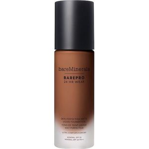 bareMinerals Gezichts make-up Foundation BAREPRO® 24HR Wear Skin-Perfecting Matte Liquid Foundation Mineral SPF 20 Deep 56 Cool 30 ml (€ 994,33 / 1 l)