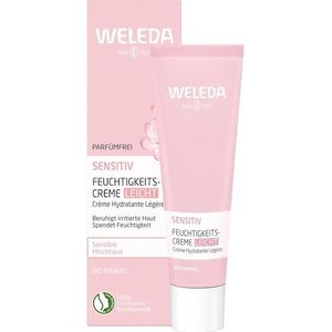 Weleda Gezichtsverzorging Intensive care Geurvrij met biologische amandelolie voor de gevoelige gemengde huidHydraterende Gevoelige Crème Licht Amandel 30 ml (€ 477,67 / 1 l)