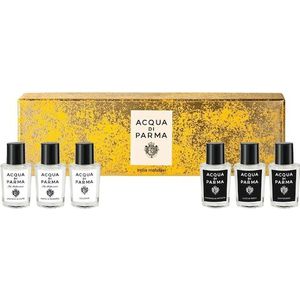 Acqua di Parma Unisex geuren Colonia Miniatuurset Mirto di Panarea + Colonia + Arancia di Capri + Zafferano + Luce di Rosa + Magnolia Infinita 5 ml ()