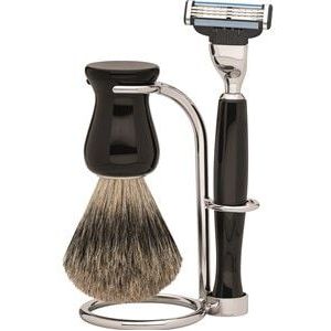 ERBE Shaving Shop Scheersets Scheerset Mach3 Barcelona, 3-delig Scheerapparaat + scheerborstel + houder