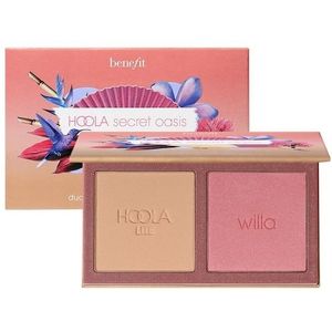 Benefit Benefit Loves Gimme Minis Hoola Secret Oasis - Palette Aus Hoola Lite Bronzer & Willa BlushCadeauset Hoola Bronzer Lite MIni 2,5 gr. + Willa Blush in delicaat roze mini 2,5 gr.