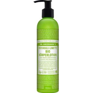 Dr. Bronner's Verzorging Lichaamsverzorging Patchouli-limoen biologische bodylotion 240 ml (€ 66,67 / 1 l)