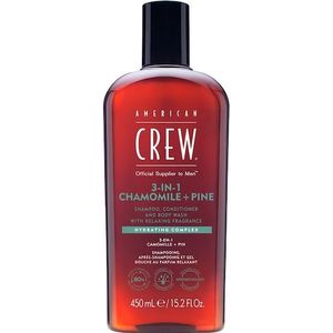 American Crew Haarverzorging Hair & Body 3-in-1 Chamomile + Pine Shampoo, Conditioner and Body Wash