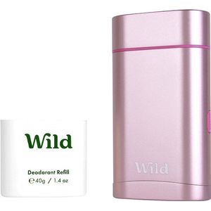 WILD - Starterset - Roze - Deodorant - 40 g - Kersenbloesem Navulling