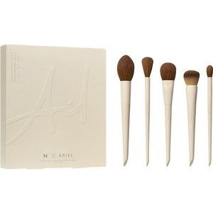 Morphe M X Ariel - Signature 5-delige Gezichtskwastenset - Inclusief Setting & Bronzing Brush - Cream Contour Brush - Foundation Brush - Precision Setting Brush - Blush Brush