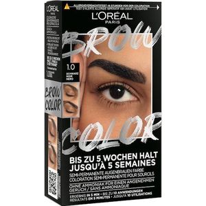 L’Oréal Paris Oog make-up Wenkbrauwen Brow Colour wenkbrauwverf 1.0 Zwart