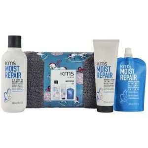KMS - MOISTREPAIR Set - Haarverzorging - 300 ml Shampoo - 125 ml Crème - 100 ml Treatment