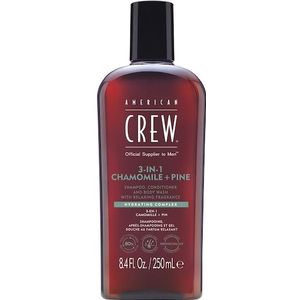 American Crew Haarverzorging Hair & Body 3-in-1 Chamomile + Pine Shampoo, Conditioner and Body Wash