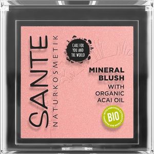 Sante Naturkosmetik - No. 01 Mellow Peach - Mineral Blush - Roze - BIO-gecertificeerd