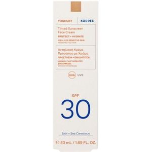 Korres Verzorging Zonneproducten Yoghurt getinte zonnebrandcrème voor het gezicht SPF30 50 ml (€ 523,80 / 1 l)