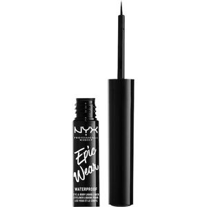 NYX Professional Makeup Oog make-up Eyeliner Epic Wear Metallic Liquid Liner Black