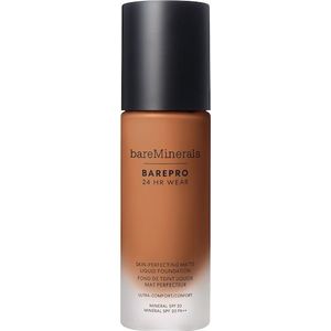 bareMinerals Gezichts make-up Foundation BAREPRO® 24HR Wear Skin-Perfecting Matte Liquid Foundation Mineral SPF 20 Deep 50 Neutral 30 ml (€ 994,33 / 1 l)