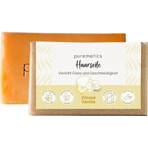 puremetics Verzorging Natural-soapsCitroen vanille haarzeep 75 g (€ 102,13 / 1 kg)
