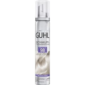 Guhl Haarverzorging Foam & tint stabiliser Color forming mousse 98 Zilver blond