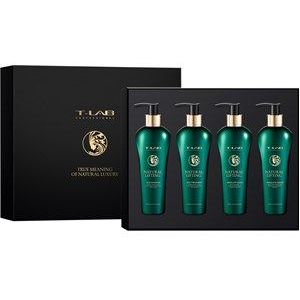 T-LAB Professional Collectie Natural Lifting Set voor het hele lichaam Duo Shampoo 300 ml + Duo Treatment 300 ml + Absolute Wash 300 ml + Absolute Cream 300 ml