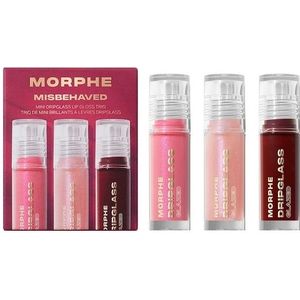 Morphe Lippen-Make-up Lip-GlossMisbehaved Mini Dripglass Lip Gloss Trio Lip Gloss Frosé All Day + Lip Gloss Cherry Bad + Lip Gloss Opalescent Orchid 2 Stk. (€ 10,48 / 1 stuks)