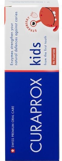 Curaprox - Tandpasta Zero Fluoride - Aardbei - 60 ml