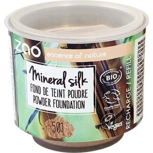 Zao Gezicht Foundation Refill Mineral Silk Powder Foundation 501 Clear Beige 15 g (€ 868,00 / 1 kg)