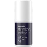 Alessandro - Striplac UV Colour - Gel Nagellak - Gloomy Night - 6.5 ml