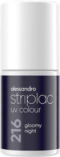 Alessandro - Striplac UV Colour - Gel Nagellak - Gloomy Night - 6.5 ml