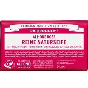 Dr. Bronner's Verzorging Blokzeep All-One roos zuiver natuurlijke zeep