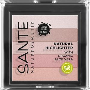 Sante Naturkosmetik - Natural Highlighter - Hoogwaardige Highlighter - Lichtreflecterende Pigmenten
