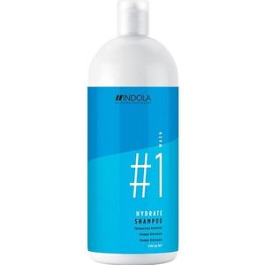 Indola Shampoo Hydrate 1500 ml - Normale shampoo vrouwen - Voor Alle haartypes