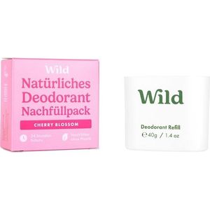 Wild - Lichaamsverzorging - Deodorant Navulling - Cherry Blossom - 40 g