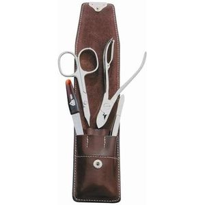 ERBE Erbe Manicure-etuis Country Etui, 4-delig, bruin