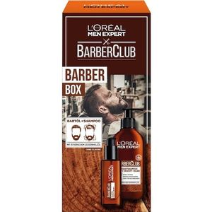L'Oréal Paris Men Expert Collection Barber Club Exclusieve baardverzorgingsset Baardolie 30 ml + 3-in-1 baardshampoo 200 ml