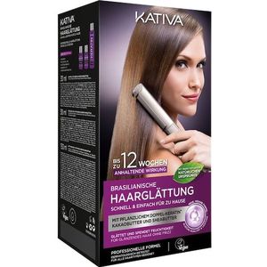 Kativa - Keratin Xpress - Haarverzorging - 30 ml Shampoo + 30 ml Conditioner + 150 ml Smoothing Mask + 1 Paar Handschoenen