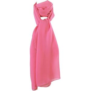 Zuurstok roze voile crêpe sjaal