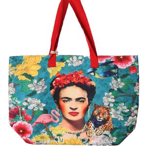 Frida Kahlo strandtas met make-uptasje