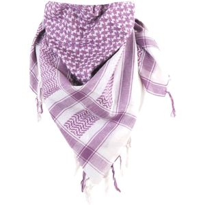 PLO sjaal / Arafat sjaal in lila en wit
